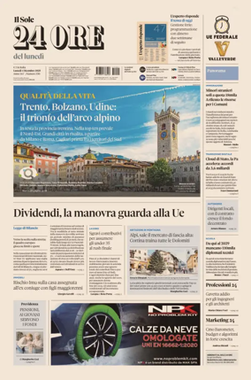 Cover of Il Sole 24 Ore