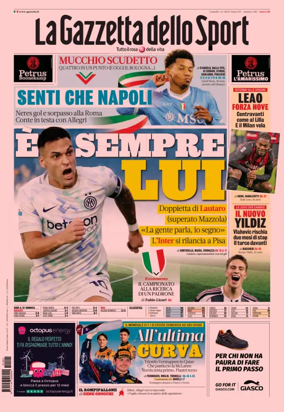 Cover of La Gazzetta dello Sport - Romana