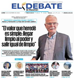 Cover of El Debate de Mazatlan