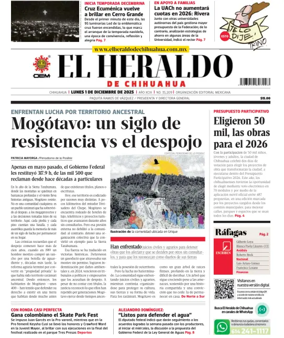 Cover of El Heraldo de Chihuahua