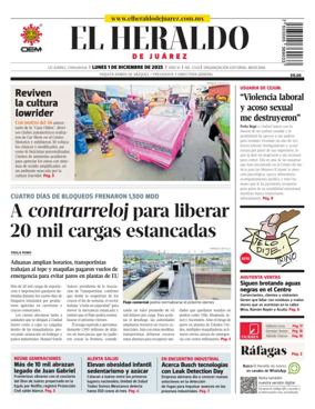 Cover of El Heraldo de Juarez