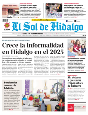 Cover of El Sol de Hidalgo