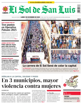 Cover of El Sol de San Luis Potosi