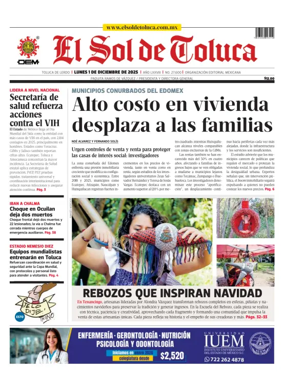 Cover of El Sol de Toluca