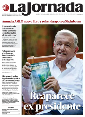 Cover of La Jornada