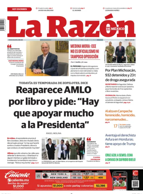 Cover of La Razón de México