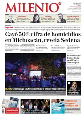 Cover of Milenio Jalisco