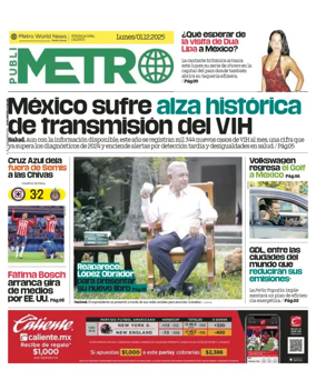 Cover of Publimetro Guadalajara
