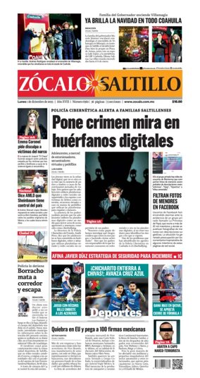 Cover of Zócalo Saltillo