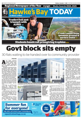 Cover of Hawke's Bay Today