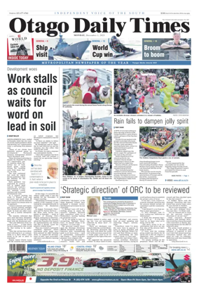 Cover of Otago Daily Times