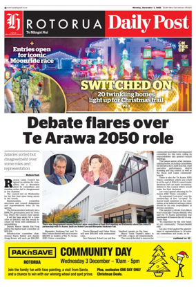 Cover of Rotorua Daily Post