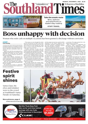 Cover of The Southland Times