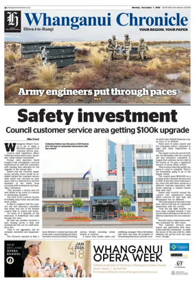 Cover of Wanganui Chronicle