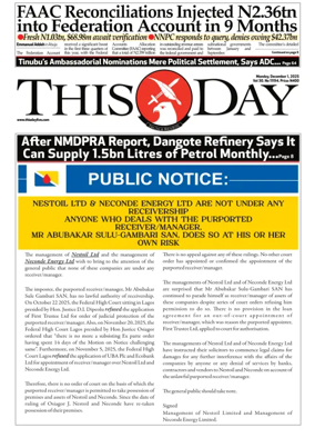 Cover of THISDAY