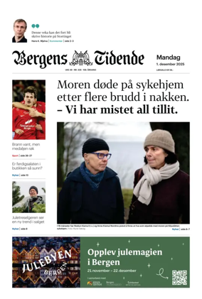 Cover of Bergens Tidende