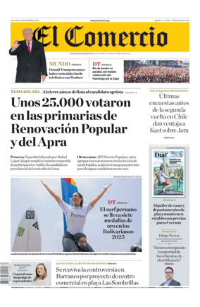 Cover of Diario El Comercio
