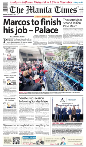 Cover of Manila Times
