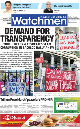 Cover of Watchmen Daily Journal