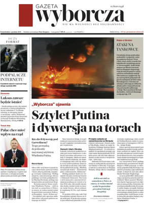 Cover of Gazeta Wyborcza