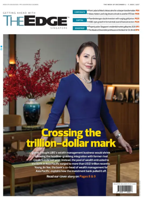 Cover of The Edge Singapore