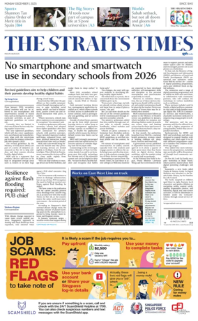 Cover of The Straits Times