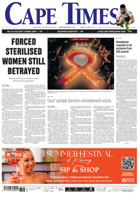 Cover of Cape Times