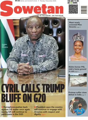 Cover of Sowetan