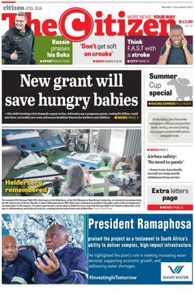 Cover of The Citizen (Gauteng)