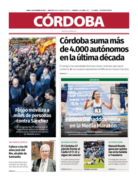 Cover of Diario Córdoba