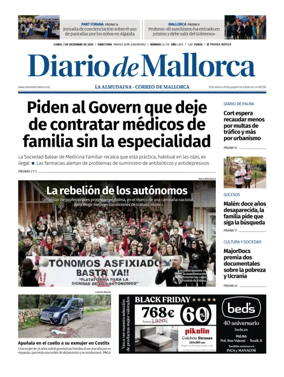 Cover of Diario de Mallorca