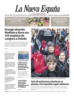 Cover of La Nueva España (Cuencas)