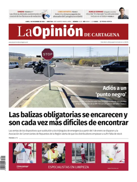 Cover of La Opinion de Murcia (Cartagena)