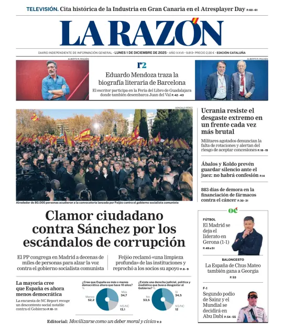 Cover of La Razon (Cataluna)