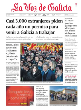 Cover of La Voz de Galicia (Carballo)