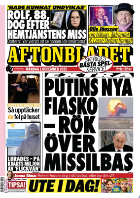 Cover of Aftonbladet