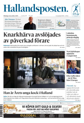 Cover of Hallandsposten