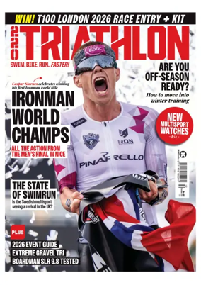 Cover of 220 Triathlon Magazine