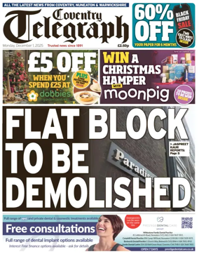Cover of Coventry Telegraph