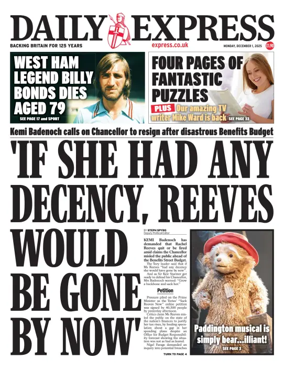 Cover of Daily Express