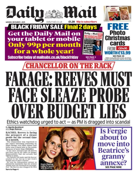 Cover of Daily Mail