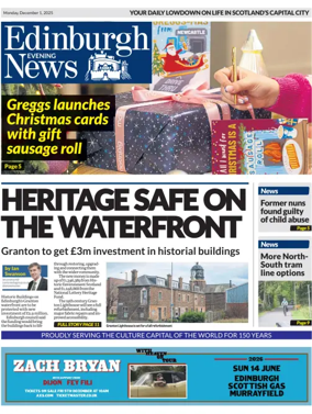 Cover of Edinburgh Evening News