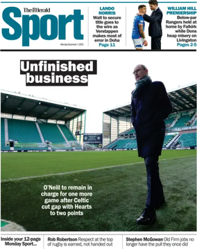 Cover of Herald Sport