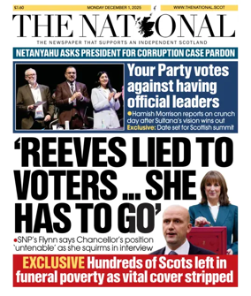 Cover of The National (Scotland)