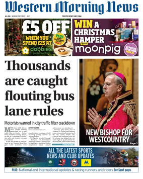 Cover of Western Morning News