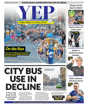 Cover of Yorkshire Evening Post