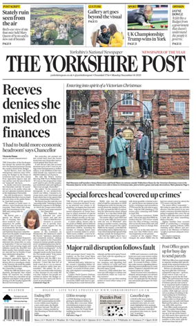 Cover of Yorkshire Post