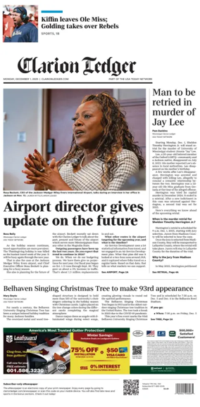 Cover of Clarion Ledger