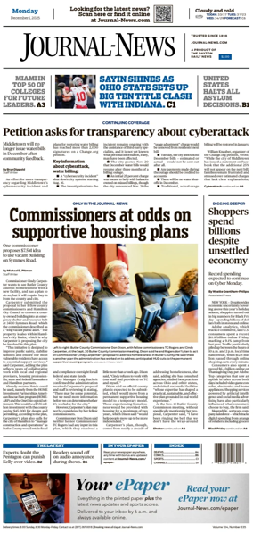 Cover of Hamilton Journal News