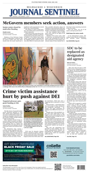 Cover of Milwaukee Journal Sentinel